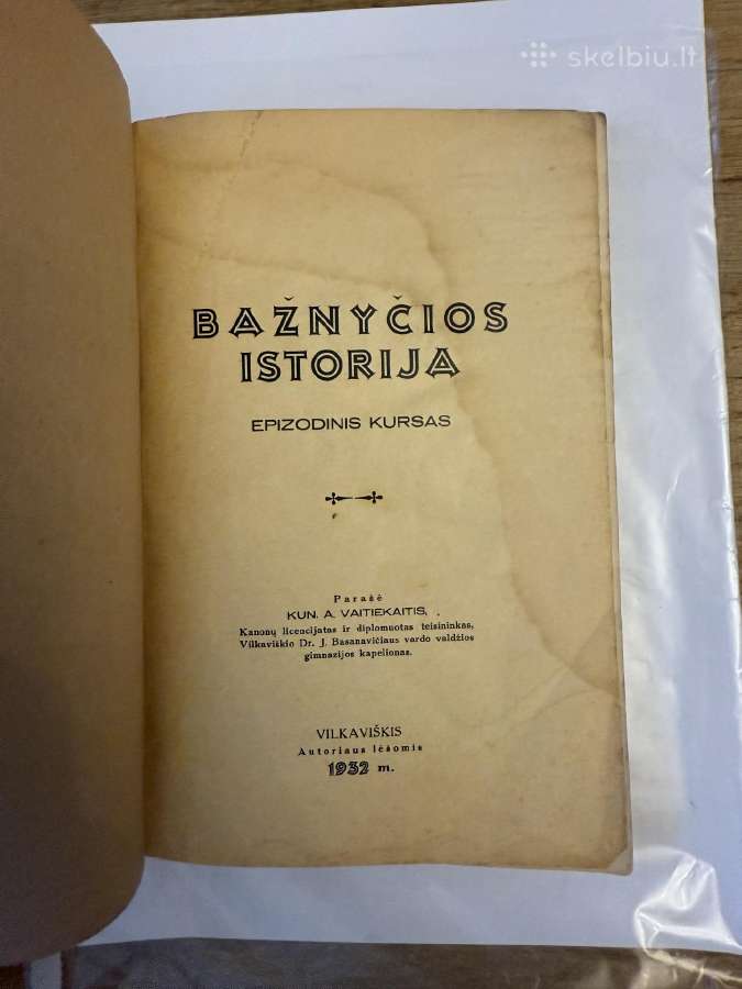 Bažnyčios istorija 1932 m. - nuotraukos Nr. 2