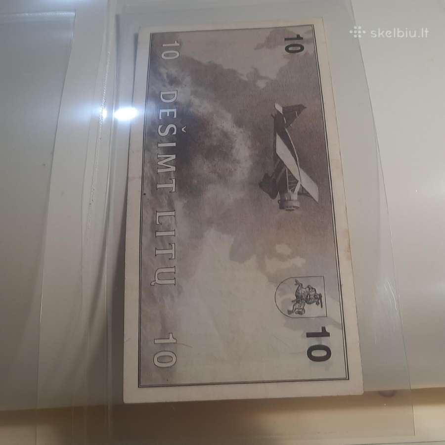 1991m. 10litų (85€) - nuotraukos Nr. 3