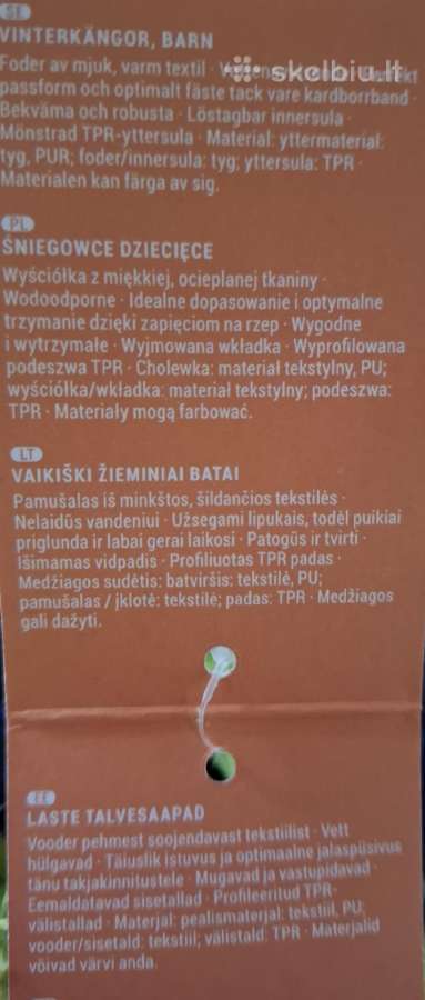 Nauji Lupilu 28 dydžio žieminiai batai - nuotraukos Nr. 4