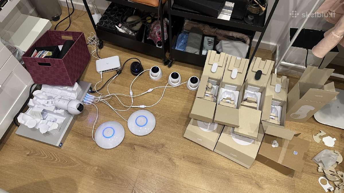 Vaizdo stebėjimo kamerų ir WiFi tinklų montavimas - nuotraukos Nr. 8