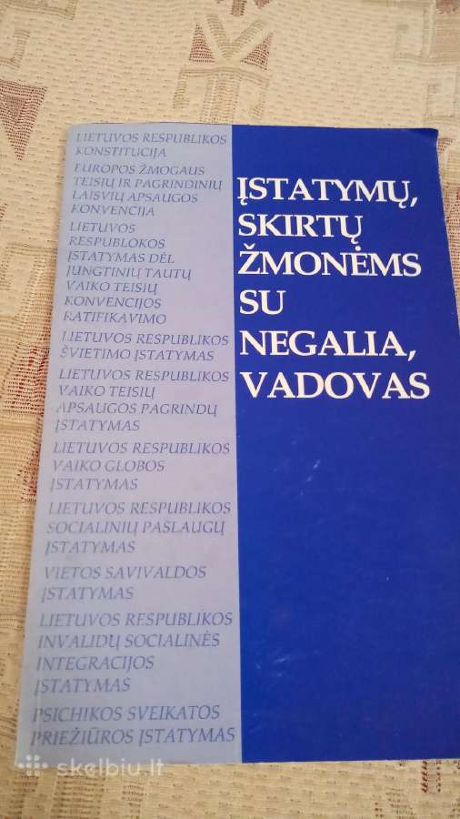 Įstatymų žmonėms su negalia vadovas