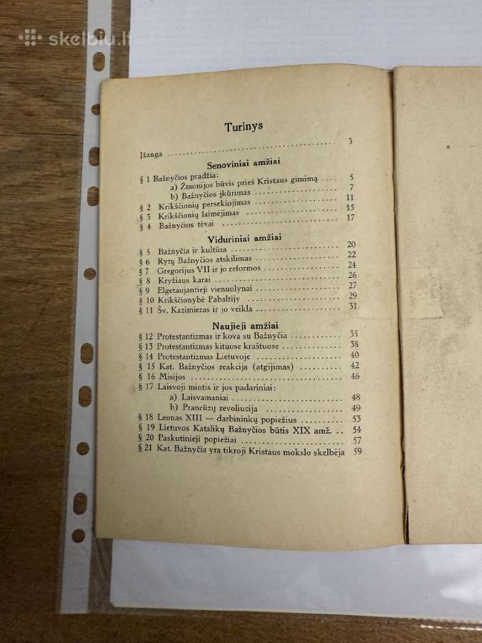 Trumpas Bažnyčios Istorijos vadovėlis 1936 m. - nuotraukos Nr. 6