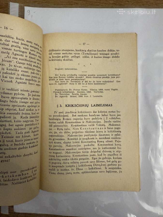 Trumpas Bažnyčios Istorijos vadovėlis 1937 - nuotraukos Nr. 4