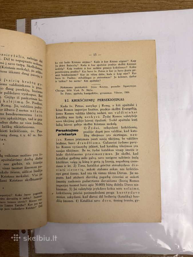 Trumpas Bažnyčios Istorijos vadovėlis 1939 - nuotraukos Nr. 5