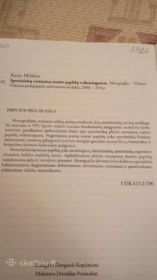 Sportininkų vartojamų maisto papildų veiksmingumas - nuotraukos Nr. 3