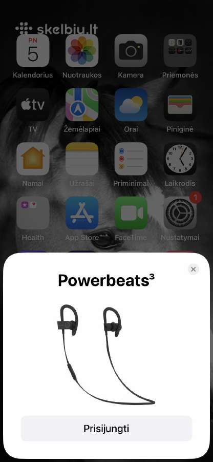 Originalios Bluetooth ausinės Beats Powebeats 3 - nuotraukos Nr. 2