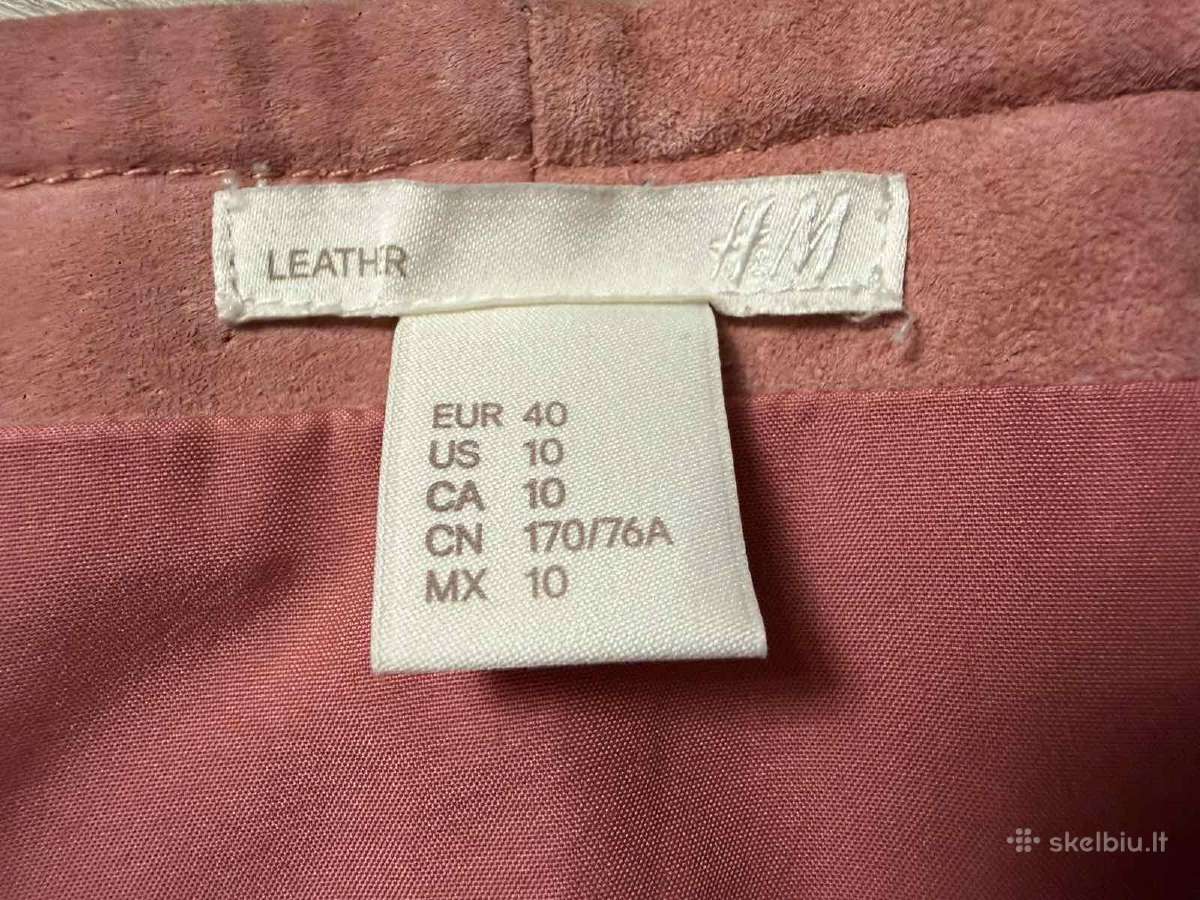 H&m rožinis verstos odos sijonas L dydis - nuotraukos Nr. 2