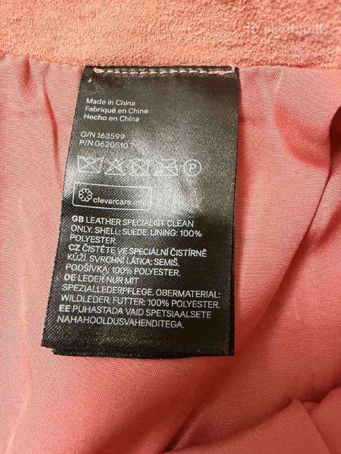 H&m rožinis verstos odos sijonas L dydis - nuotraukos Nr. 3