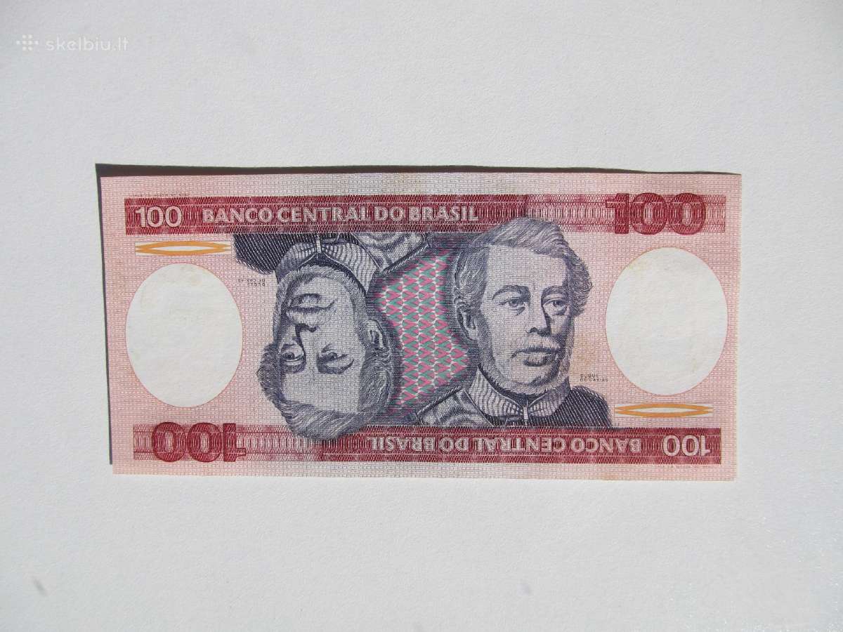 100 cruzeiros , Brazilija , 1984 unc