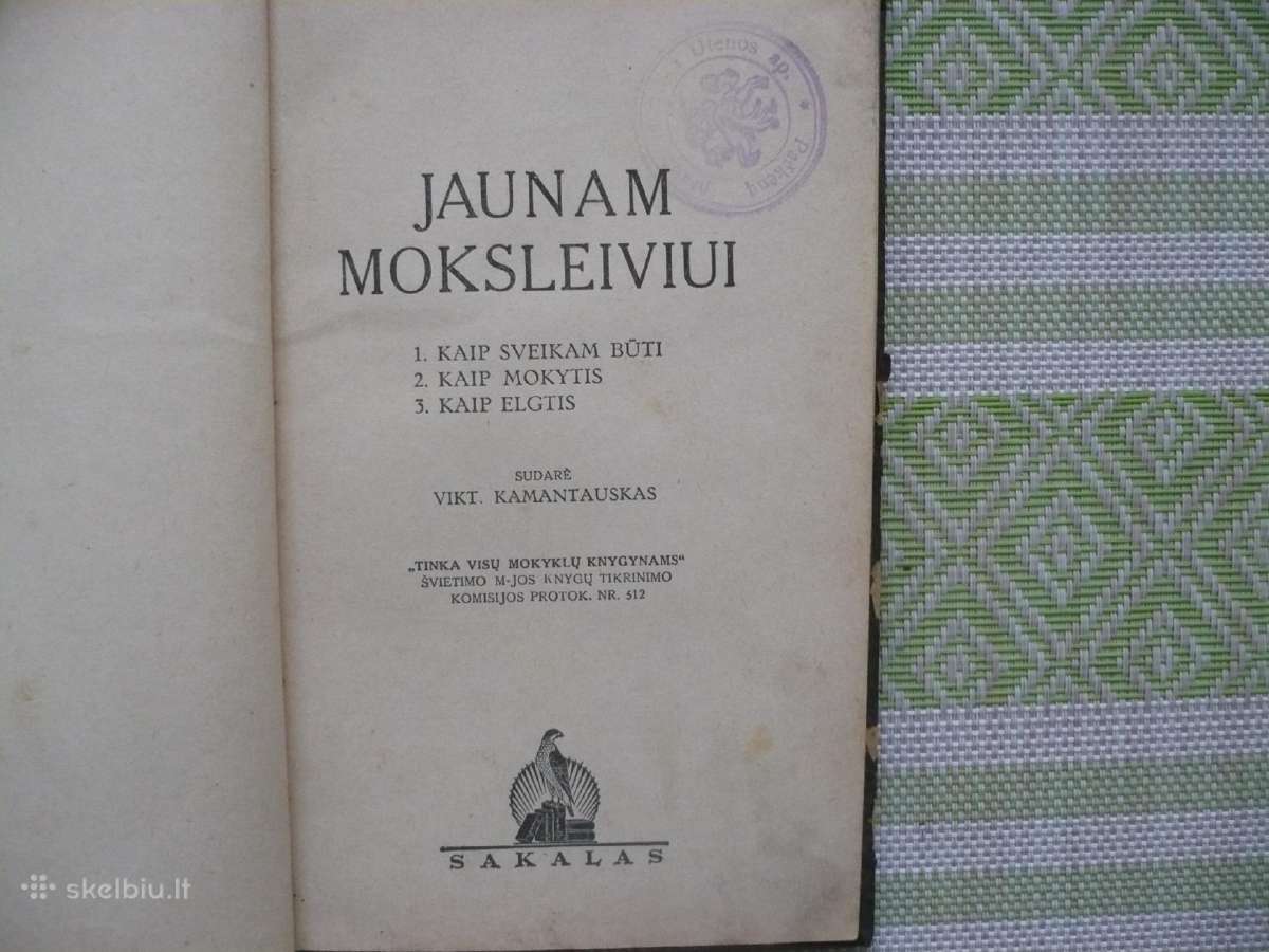 Vikt. Kamantauskas - Jaunam moksleiviui - nuotraukos Nr. 2