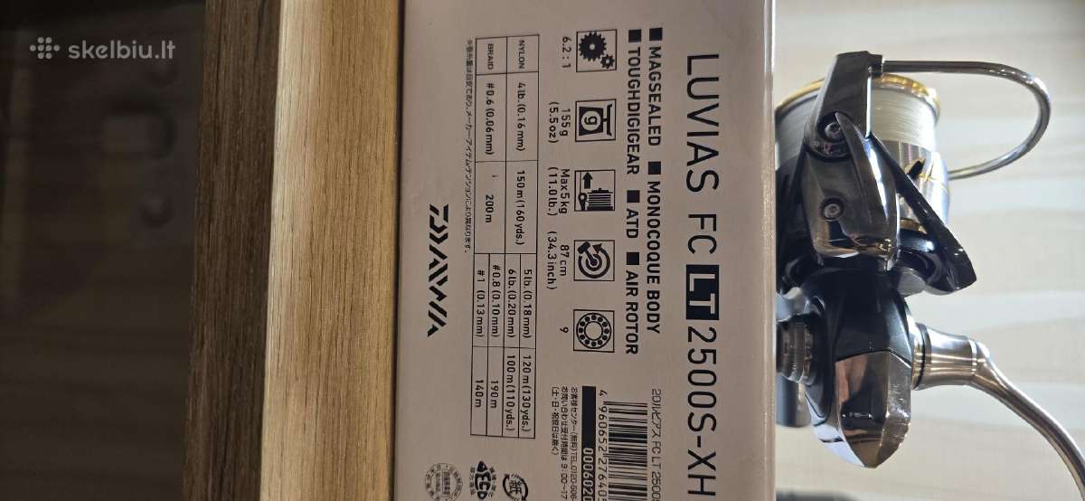 Daiwa luvias fc2500 h - nuotraukos Nr. 4