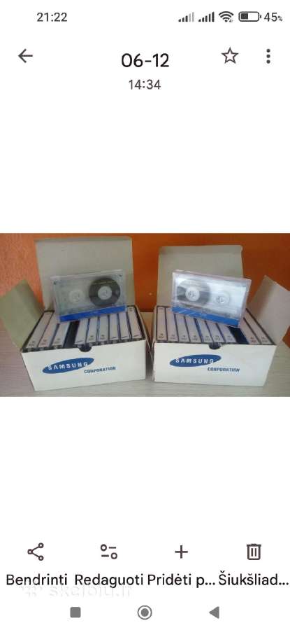 Audio kasetės