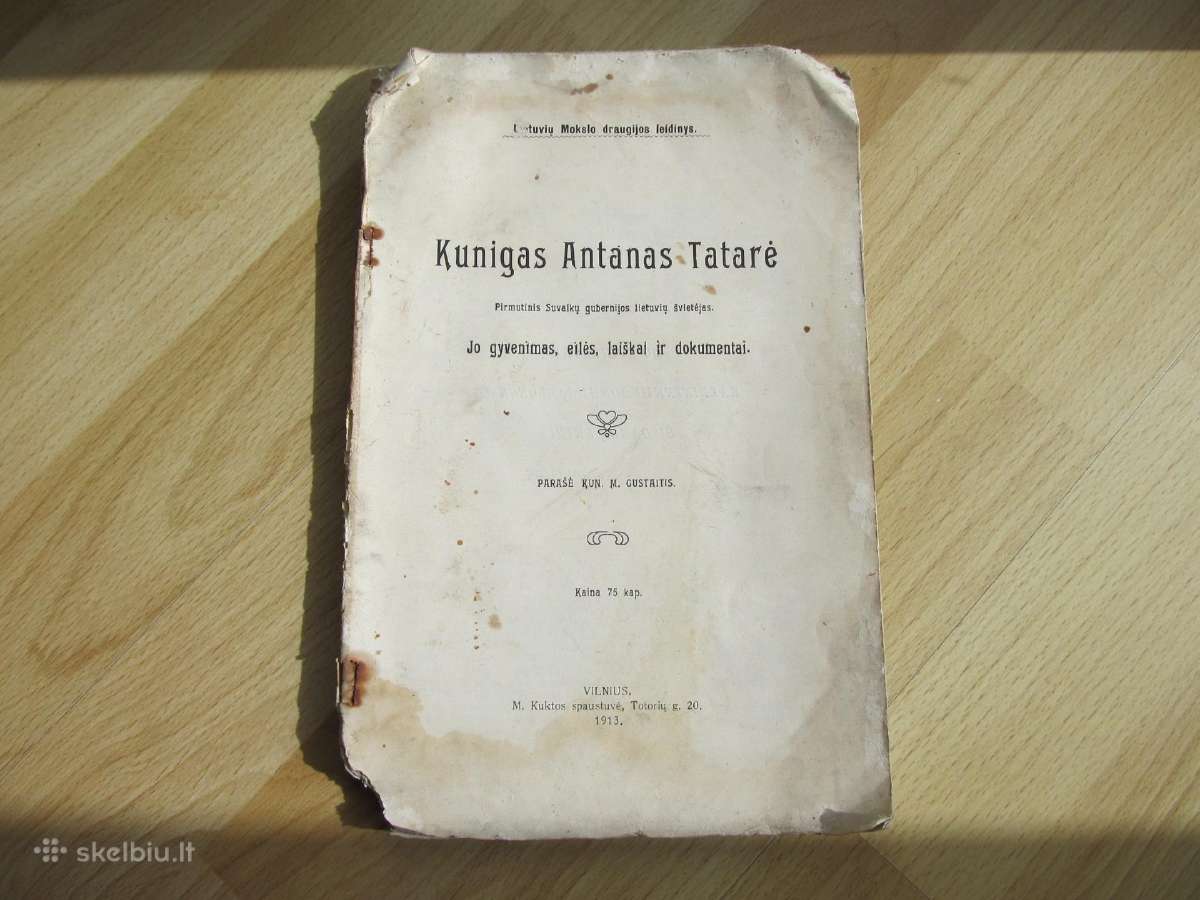 Kunigas Antanas Tatarė , 1913