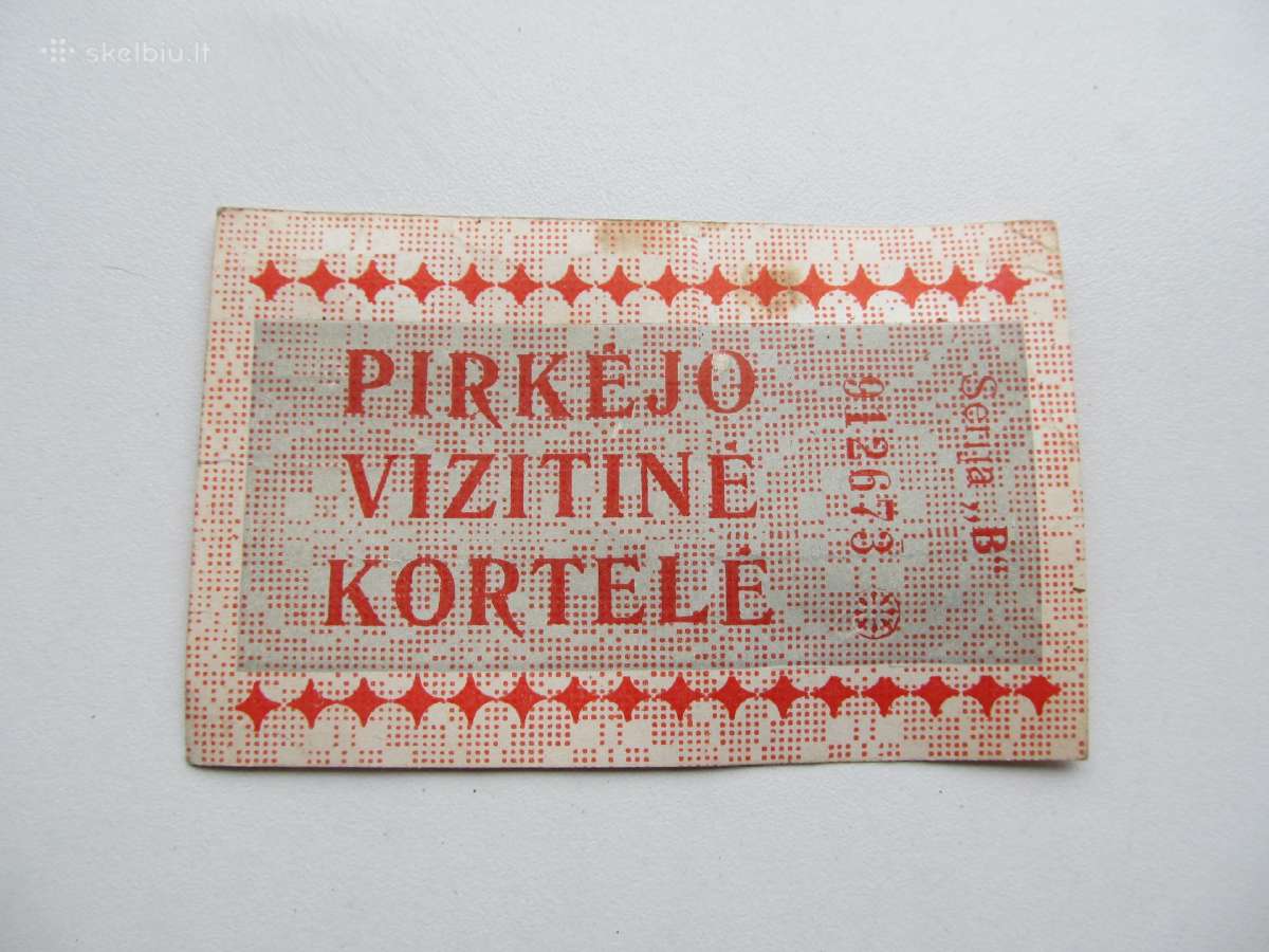 Pirkėjo vizitinė kortelė , Plungė