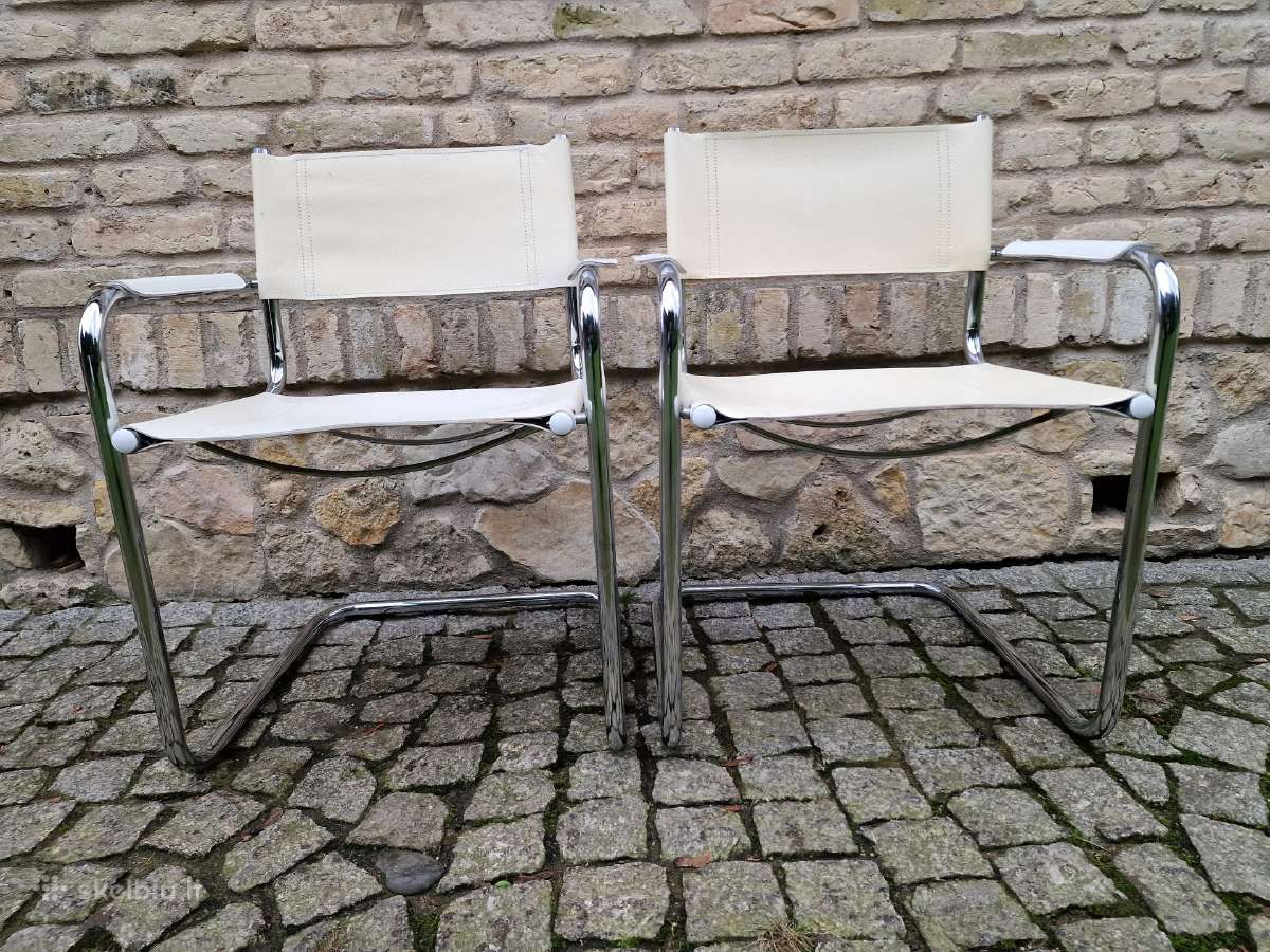 Vintažinės mid century Bauhaus st.odinės kėdės - nuotraukos Nr. 2