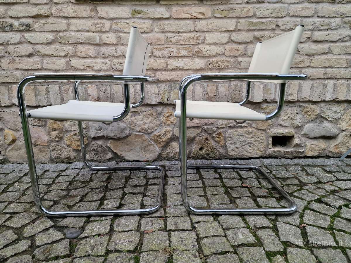 Vintažinės mid century Bauhaus st.odinės kėdės - nuotraukos Nr. 3
