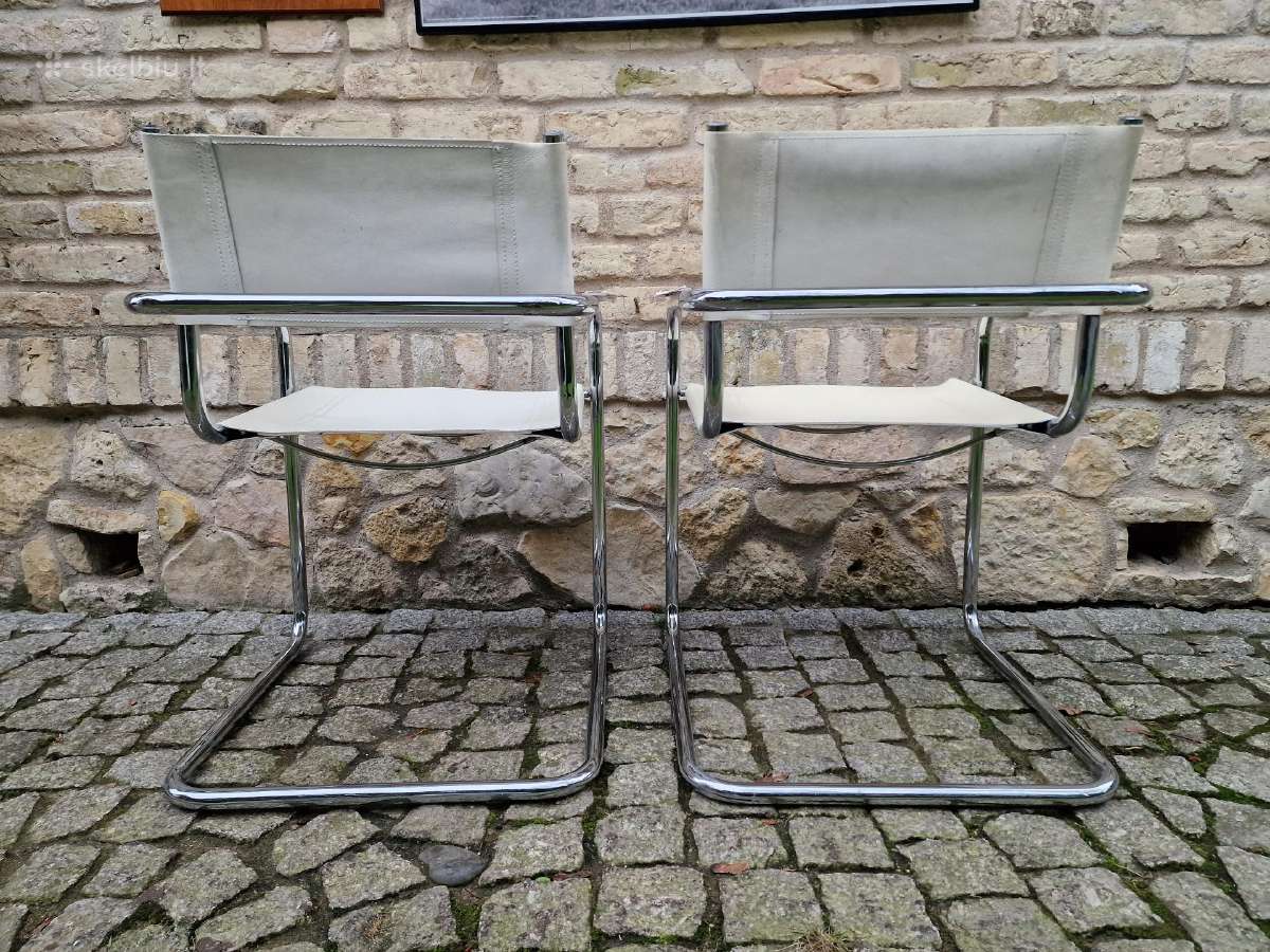 Vintažinės mid century Bauhaus st.odinės kėdės - nuotraukos Nr. 4