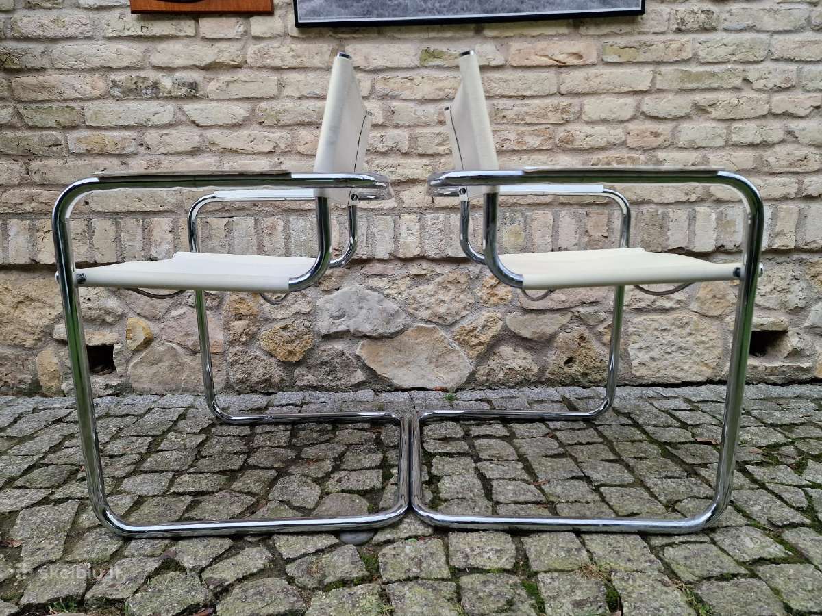Vintažinės mid century Bauhaus st.odinės kėdės - nuotraukos Nr. 5