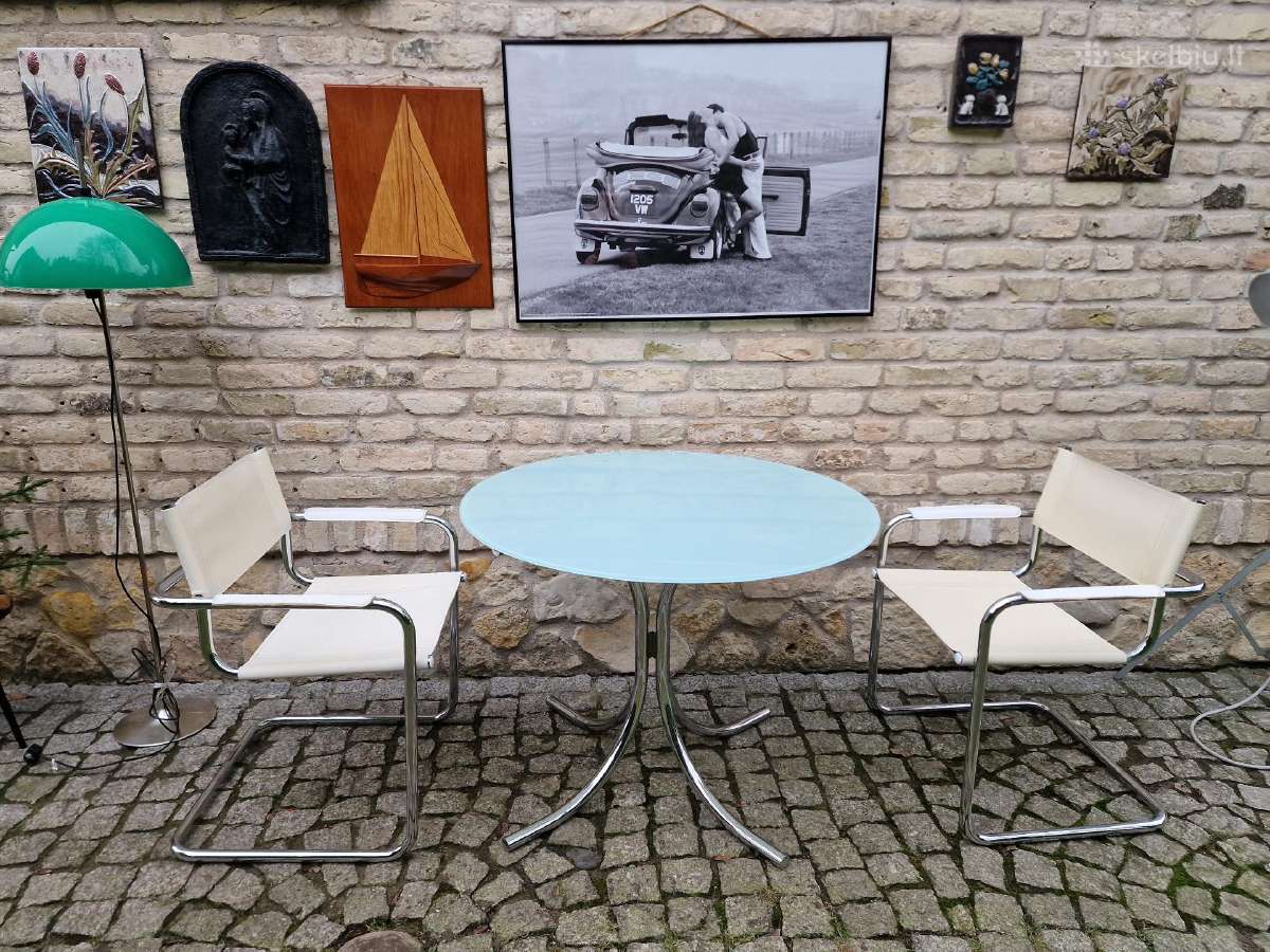 Vintažinės mid century Bauhaus st.odinės kėdės - nuotraukos Nr. 6