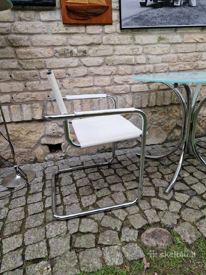 Vintažinės mid century Bauhaus st.odinės kėdės - nuotraukos Nr. 7