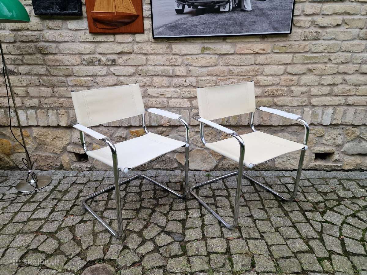 Vintažinės mid century Bauhaus st.odinės kėdės - nuotraukos Nr. 9