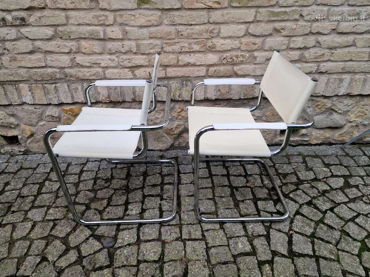 Vintažinės mid century Bauhaus st.odinės kėdės - nuotraukos Nr. 11