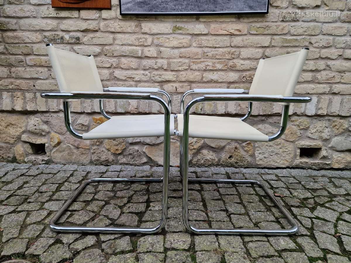 Vintažinės mid century Bauhaus st.odinės kėdės - nuotraukos Nr. 13