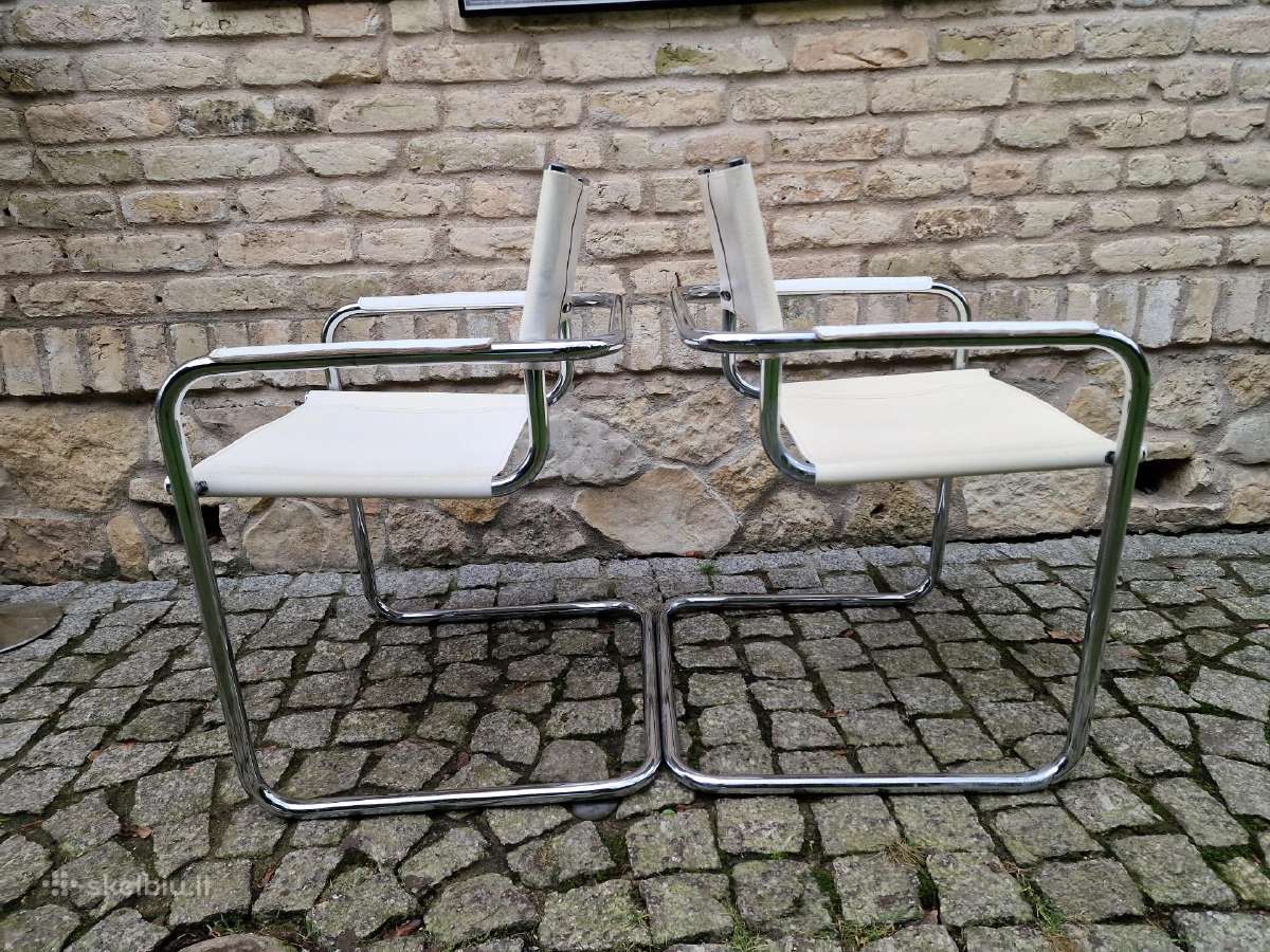 Vintažinės mid century Bauhaus st.odinės kėdės - nuotraukos Nr. 15
