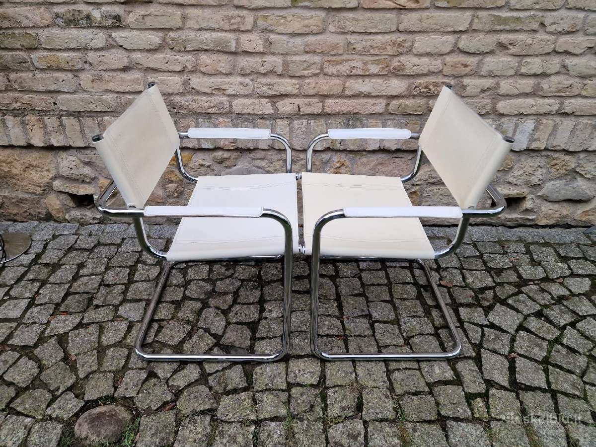 Vintažinės mid century Bauhaus st.odinės kėdės - nuotraukos Nr. 16