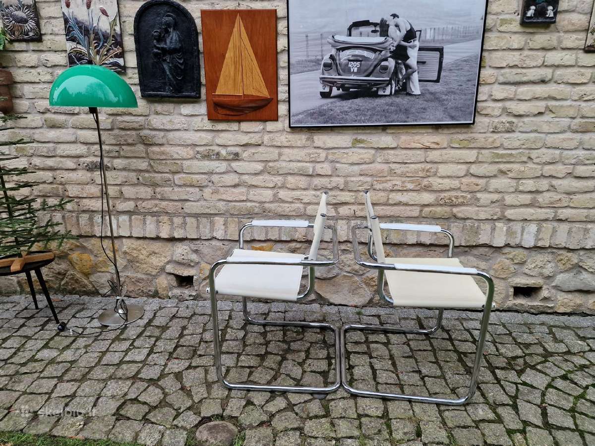 Vintažinės mid century Bauhaus st.odinės kėdės - nuotraukos Nr. 17