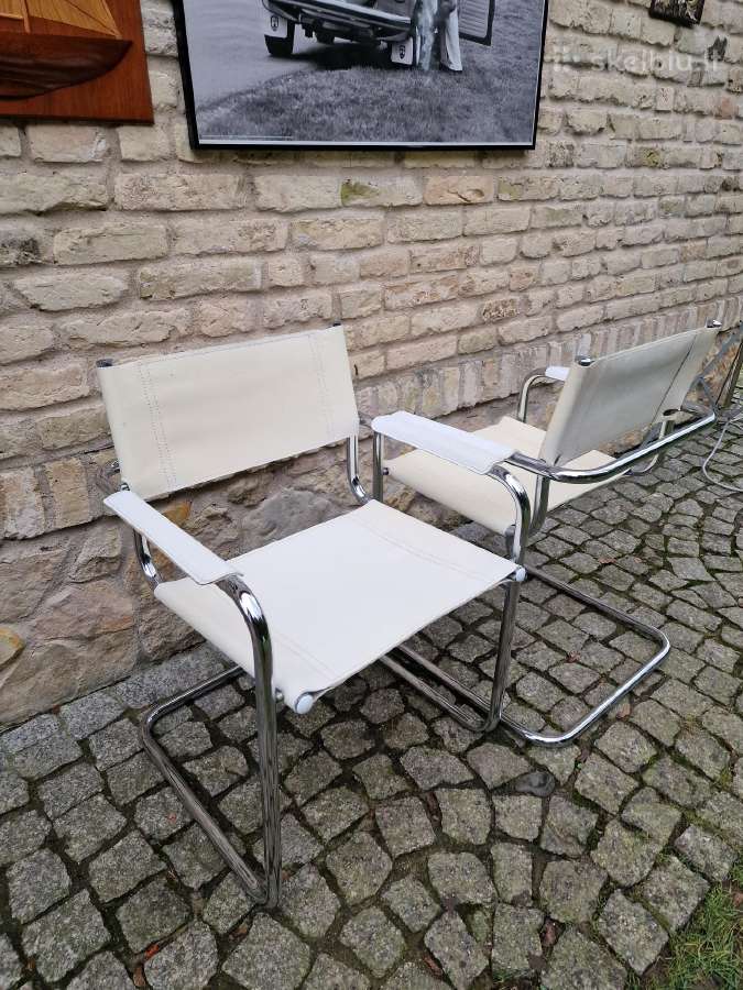 Vintažinės mid century Bauhaus st.odinės kėdės - nuotraukos Nr. 19