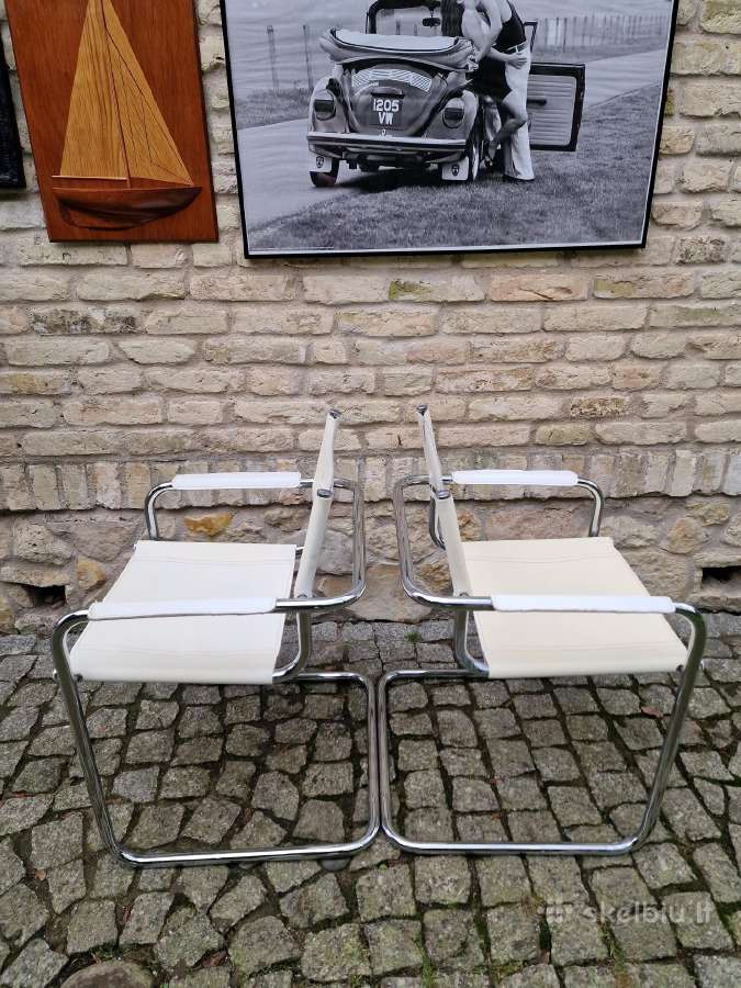 Vintažinės mid century Bauhaus st.odinės kėdės - nuotraukos Nr. 20