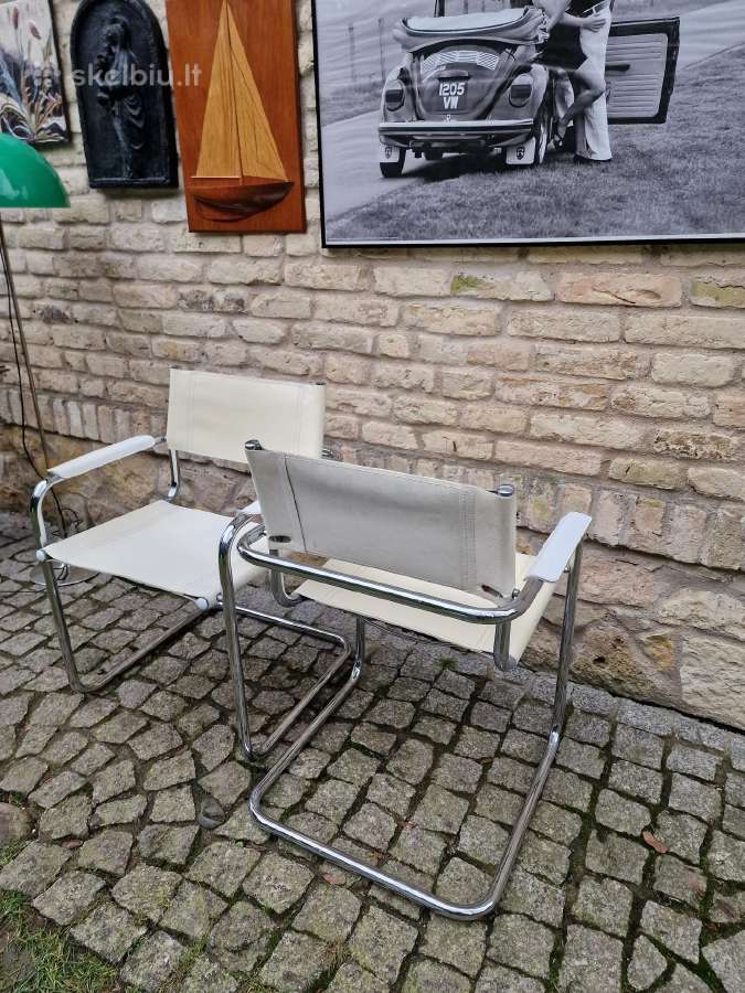 Vintažinės mid century Bauhaus st.odinės kėdės - nuotraukos Nr. 22