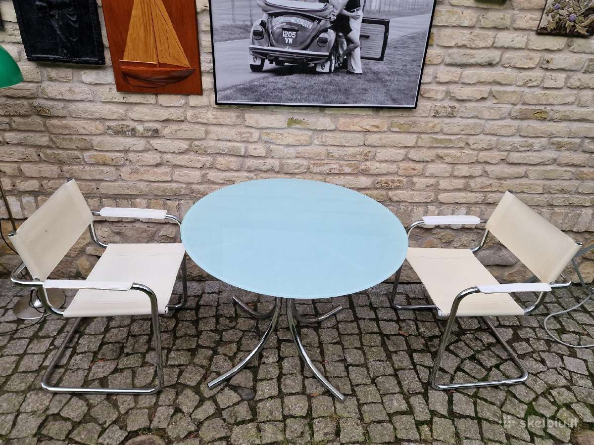 Vintažinės mid century Bauhaus st.odinės kėdės - nuotraukos Nr. 24