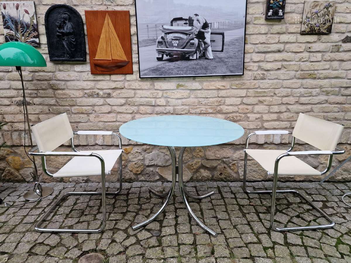 Vintažinės mid century Bauhaus st.odinės kėdės - nuotraukos Nr. 26