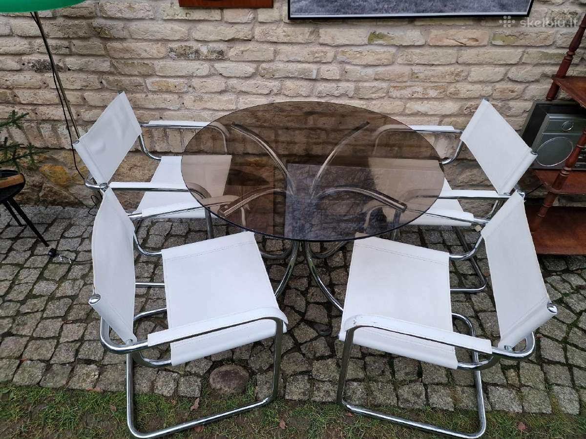 Vintažinės mid century autorinės Bauhaus kėdės