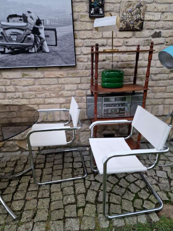 Vintažinės mid century autorinės Bauhaus kėdės - nuotraukos Nr. 6