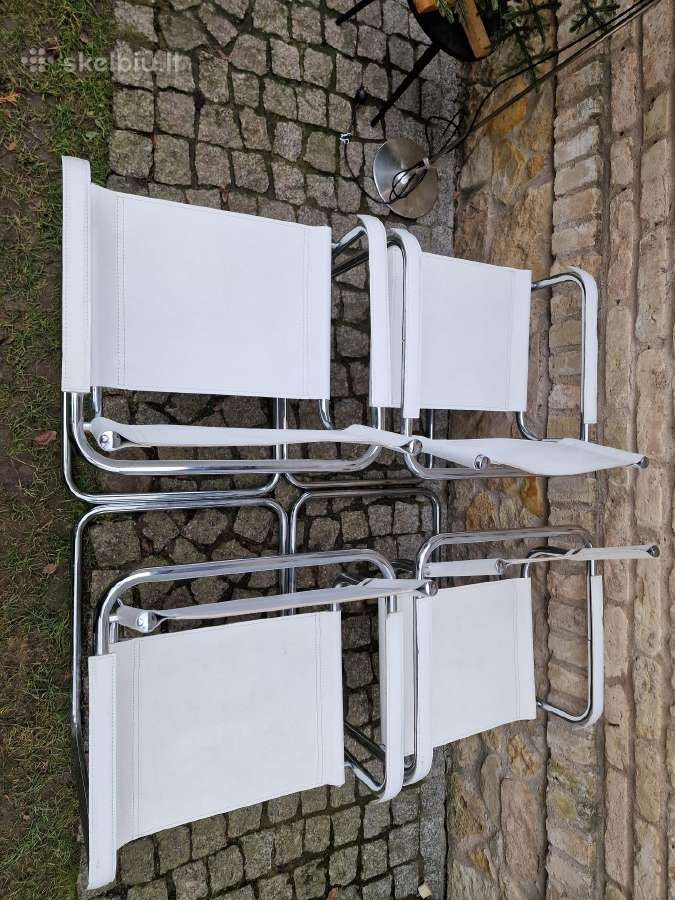 Vintažinės mid century autorinės Bauhaus kėdės - nuotraukos Nr. 12