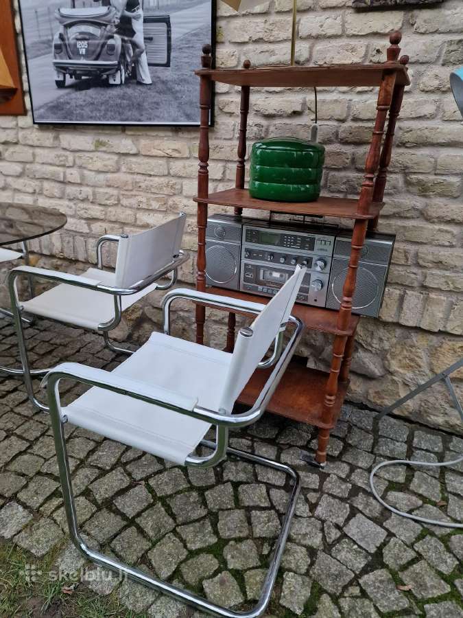 Vintažinės mid century autorinės Bauhaus kėdės - nuotraukos Nr. 24