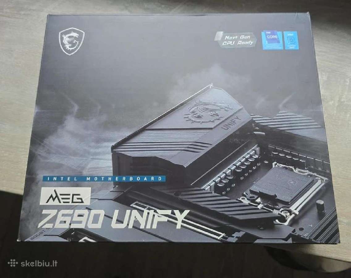 Parduodu Msi Meg Z690 Unify + Cpu Intel 12600kf