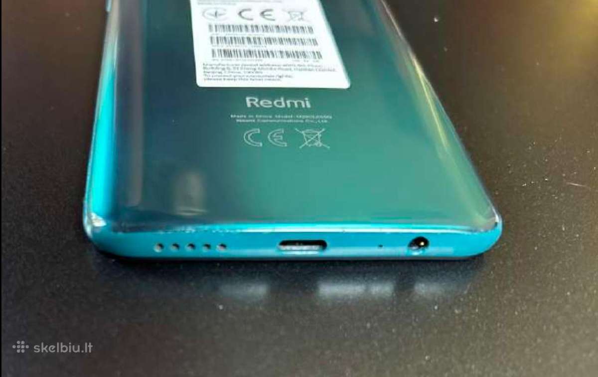 Tvarkingas, pilnai veikiantis Xiaomi Redmi Note 9 - nuotraukos Nr. 3