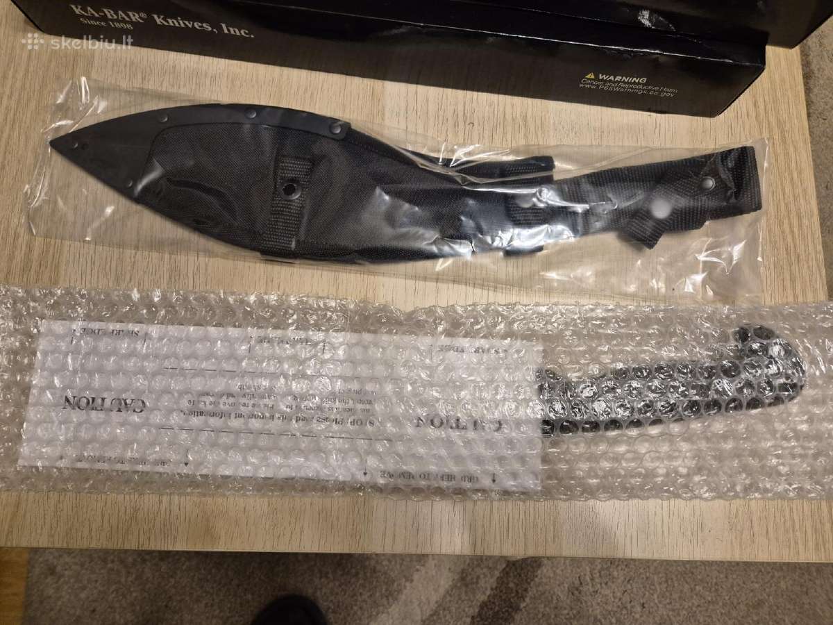 Ka-bar kukri stiliaus kirtiklis, mačetė - nuotraukos Nr. 2