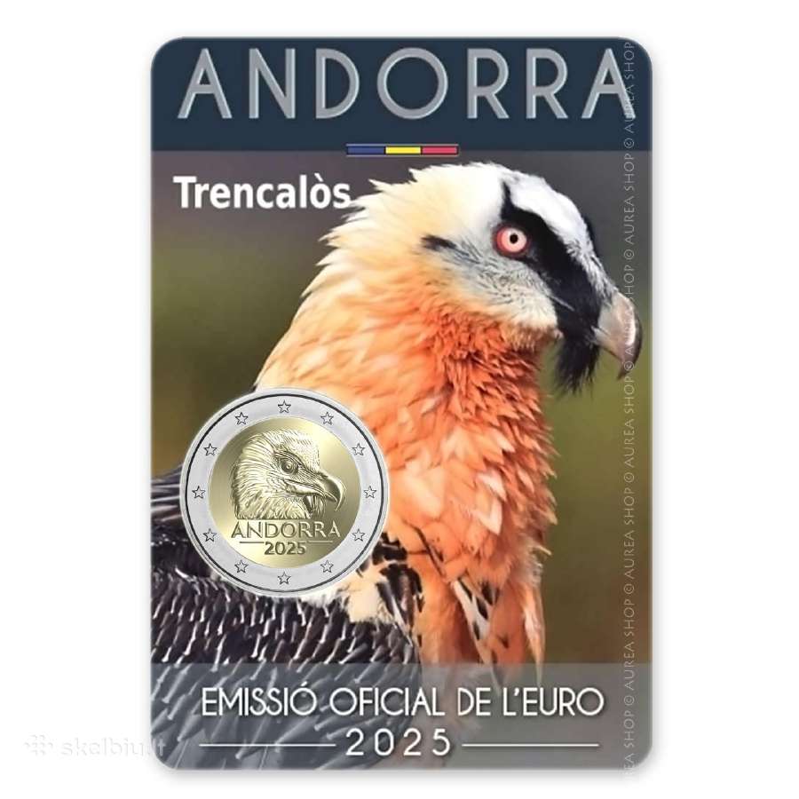2025 Andoros 2€ monetos ir euro rinkiniai!