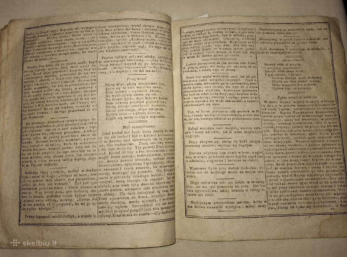 Kalendarz polski, Ruski, astronomiczny i. 1827. - nuotraukos Nr. 3