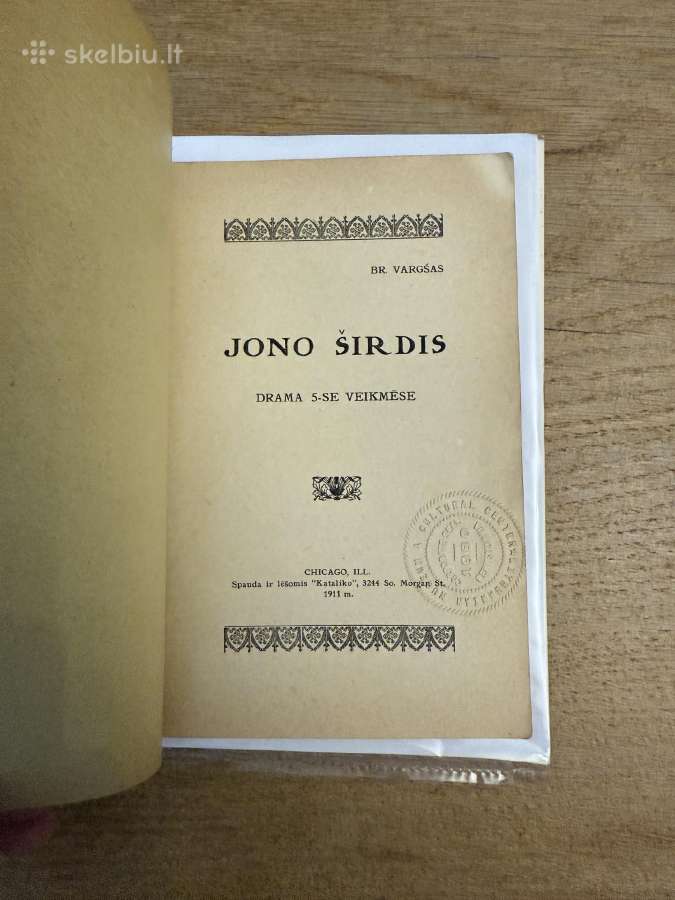 Jono širdis 1911 m. - nuotraukos Nr. 2
