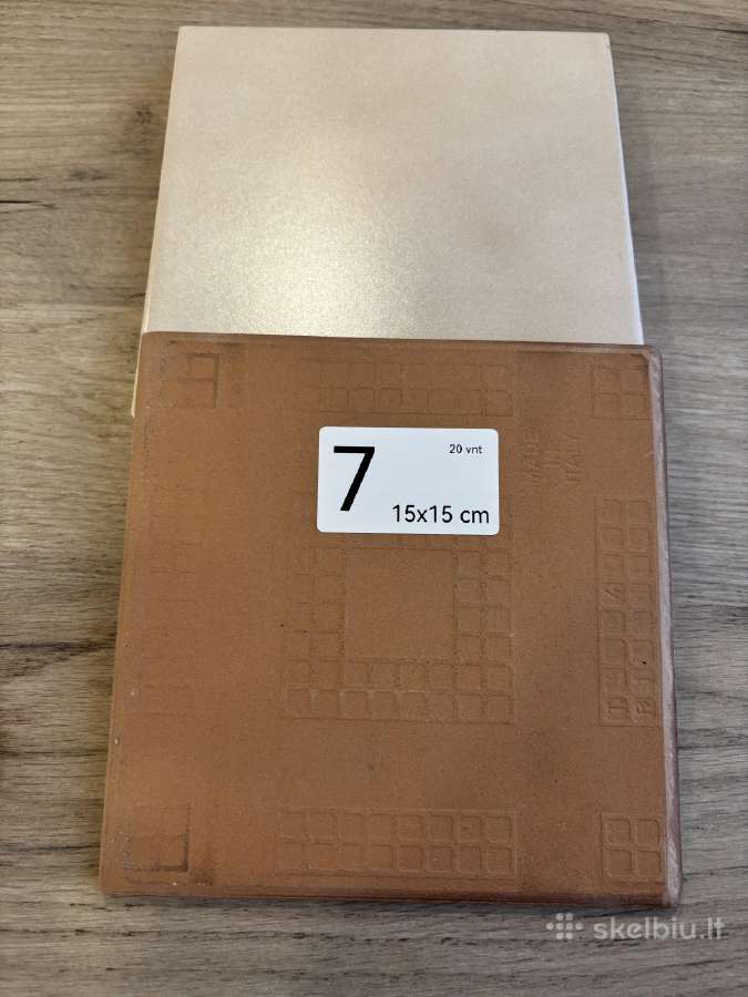 Vintažinės Itališkos sienų plytelės 15x15cm 20vnt - nuotraukos Nr. 5