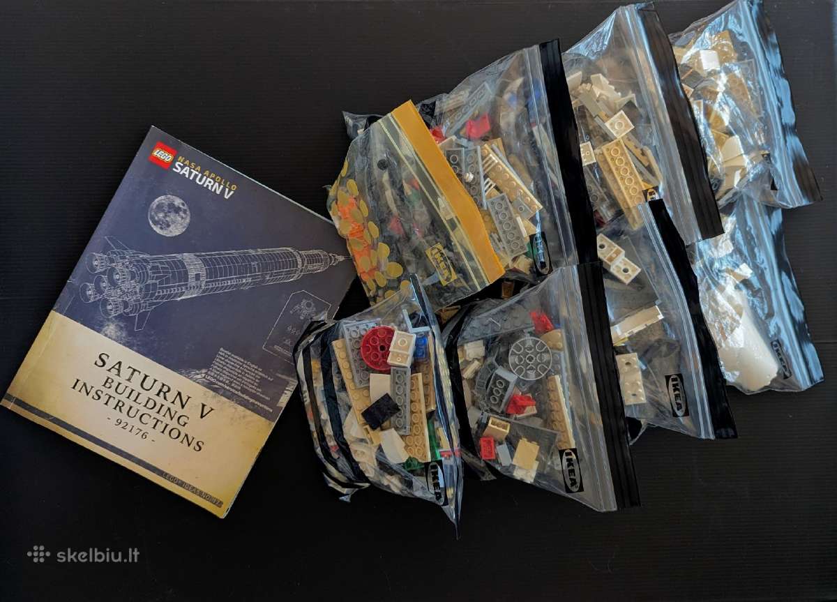 Lego naudotas - Saturn V (trūksta kelių dalių) - nuotraukos Nr. 3