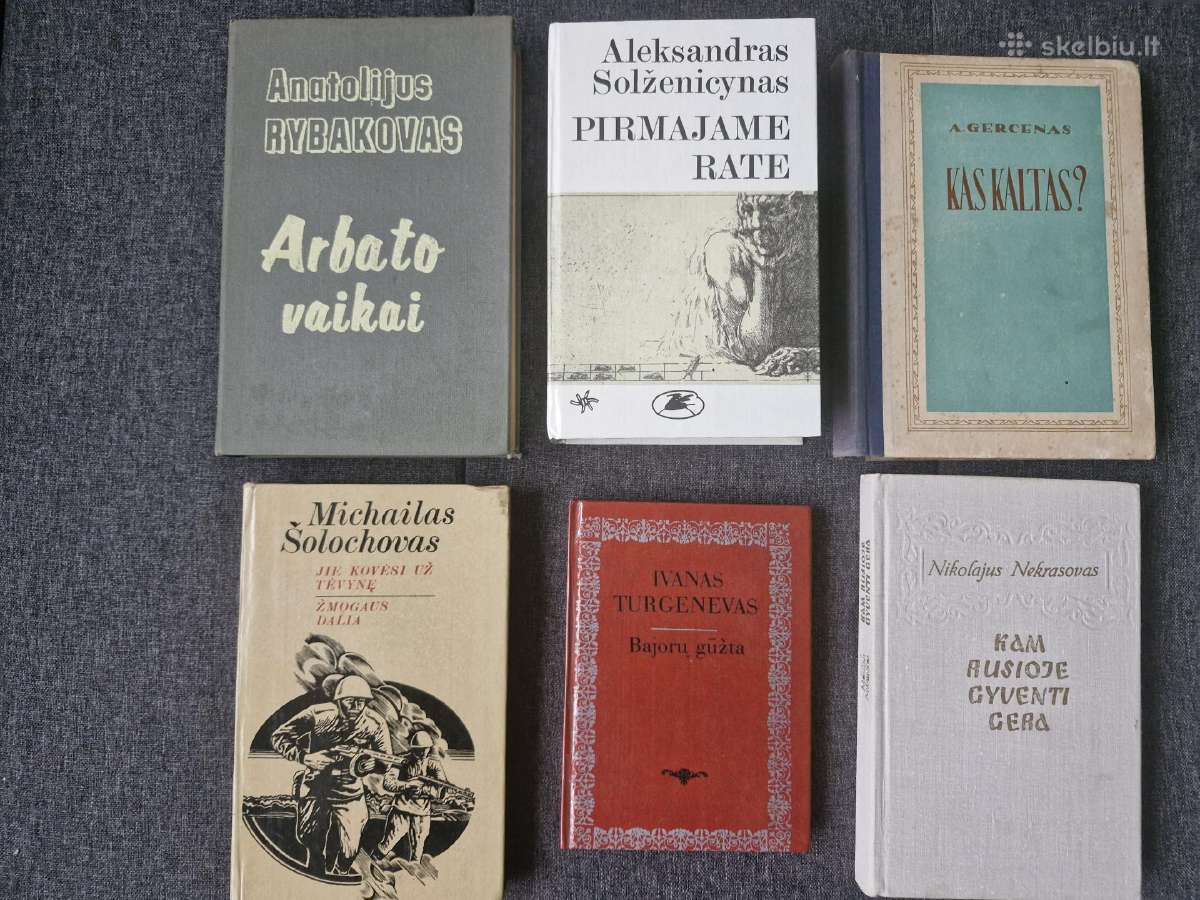 Rusų rašytojų knygos