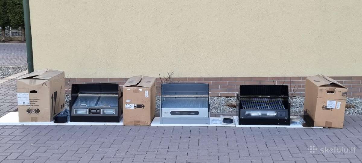 Nauji įmontuojami Aeg ,Smeg , Jetair + garantija