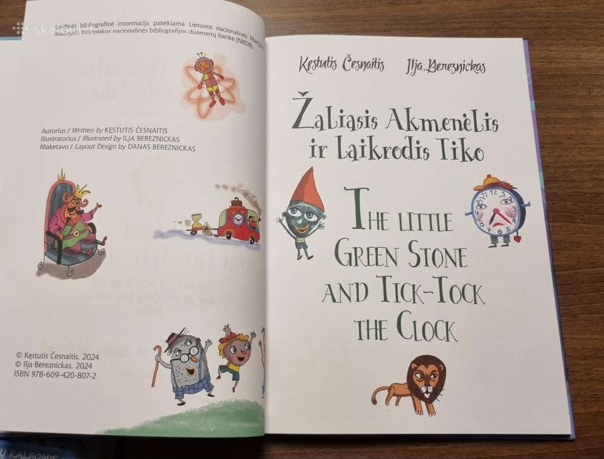 Pasakos lietuvių+anglų kalba: Žaliasis akmenėlis i - nuotraukos Nr. 5
